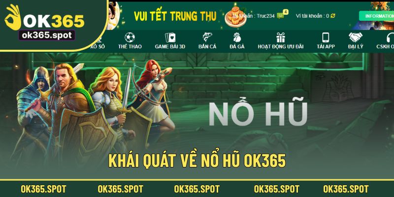 Giới thiệu về nổ hũ OK365