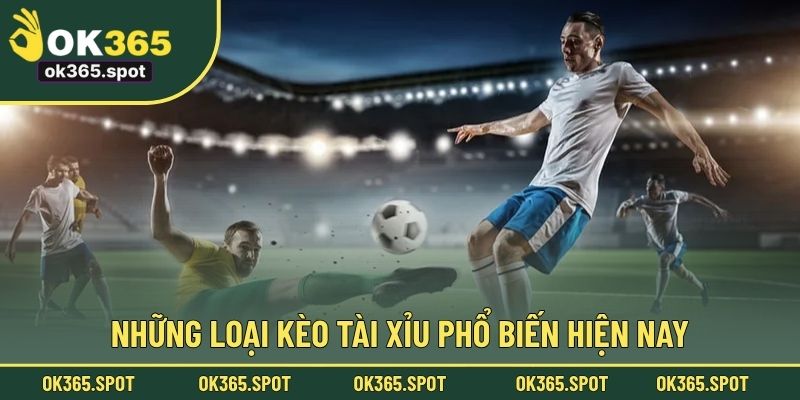 Những loại kèo tài xỉu phổ biến hiện nay