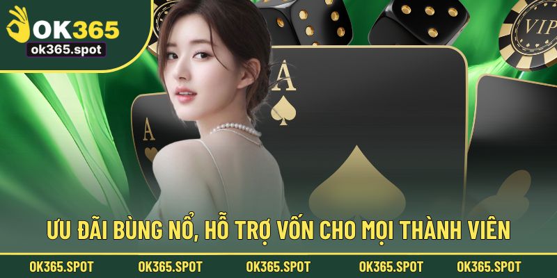 Ưu đãi bùng nổ, hỗ trợ vốn cho mọi thành viên OK365