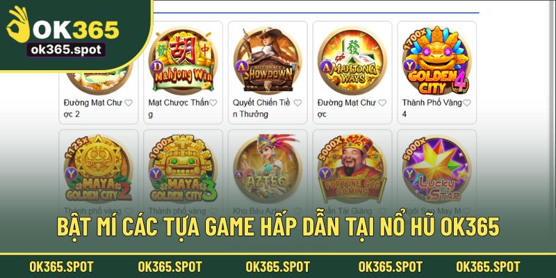 Tổng hợp những trò chơi hot hit, thịnh hành